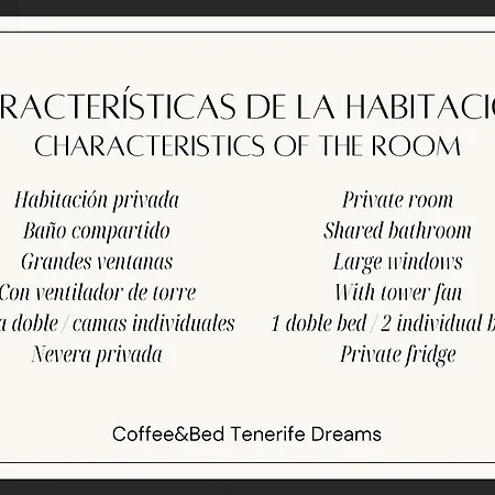 Hostel Tenerife Dreams Coffee&bed Santa Cruz de Tenerife