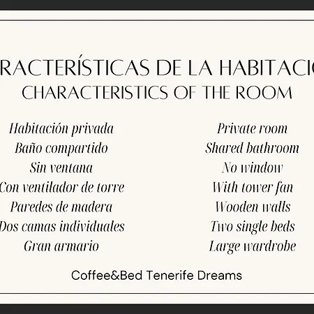 Tenerife Dreams Coffee&bed Santa Cruz de Tenerife