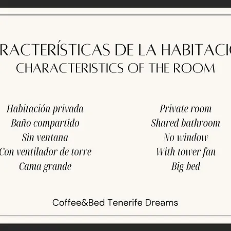 Tenerife Dreams Coffee&bed Hostel Santa Cruz de Tenerife